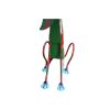 17 Inch Decorative Metal Dog Sculpture, Multicolor - BM04287