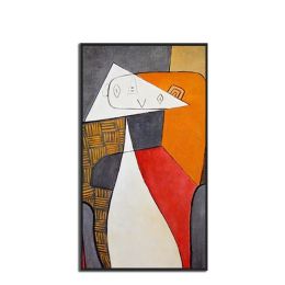 100% Handmade Abstract Oil Painting Wall Art Minimalist Modern Geometry Picture Canvas Home Decor For Living Room Bedroom No Frame - 100x150cm