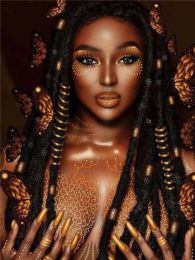 Diamond Painting New Product African Woman Rhinestone Diamond Embroidery Homejoy            - 7Style - 45x60cm-Round