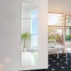Wall Mirrors Flexible Real Glass Flat Frameless - 14Ã—14 (4-pack)