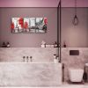 Black and White Wall Art Red Paris Theme Canvas Art Eiffel Tower Wall Paintings London Big Ben Pictures  Wall Decor - 12inchx16inchx3pieces