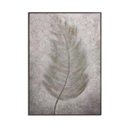 100% Hand Painted Abstract Texture Feather Picture Oil Painting Canvas Wall Art Unframed Artwork Home Good Wall Decor Panel - 90x120cm