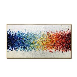 Handmade Abstract Oil Painting Top Selling Wall Art Modern Minimalist Colorful Picture Canvas Home Decor For Living Room  No Frame - 90x120cm