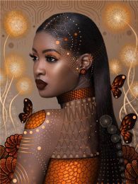 Diamond Painting New Product African Woman Rhinestone Diamond Embroidery Homejoy            - 3Style - 50x70cm-Square