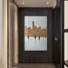 100% Hand Painted Abstract Oil Painting Wall Art Modern Figure Stand On the Street On Canvas Home Decoration For Living Room No Frame - 150x220cm