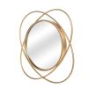 Free shipping Iron Wall Mirror Decorative Mirror 22Inch,Gold  YJ - Gold