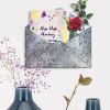 Rustic Vintage Style Metal Wall Mounted Envelope Decor, Antique Silver - I457-AMC0019