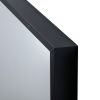 DunaWest 24 Inch Hexagon Modern Geometric Hanging Accent Wall Mirror, Metal Frame, Black - Default