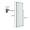 LED Full Length Mirror Wall Mounted Lighted Floor Mirror Dressing Mirror Entry Dimmer Touch Switch RT - 65"H x 21.7"W
