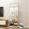 Modern Full Length Mirror, 65" x 22"x 1.2" - Sapphire - Aluminum alloy