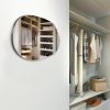 Asymmetrical Accent Wall Mounted Mirror Decorative Living Room Bedroom Entryway, 2 Sizes - L