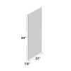 Contemporary Full Length Mirror,59"x 20" - Black