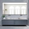Oversize Bathroom/Vanity Mirror - Black