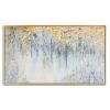 Top Selling Handmade Abstract Oil Painting Wall Art Modern Minimalist Bright Color Gold Foil Picture Canvas Home Decor  No Frame - 50x100cm