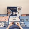 Robotime Rokr Romantic Time Art LC701 EU Style Mechanical Wall Clock 3D Wooden Puzzle Design Building Model Set  - LC701