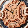 Robotime Rokr Romantic Time Art LC701 EU Style Mechanical Wall Clock 3D Wooden Puzzle Design Building Model Set  - LC701