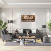 Vintage Pattern Wall Art Retro Home & Plant Flower Canvas Art Wall Pictures for Living Room Bedroom Decoration - 20x40inchx1pcs