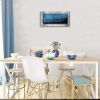 Family Wall Art-Canvas  Living Room- Family Quotes Blue Wall Decor- Motto Picture Prints Framed Artwork  - blue - 20inchx40inch