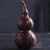500ml Red Bronze Gourd Ceramic Wine Bottle Chinese Style Wine Jar Wine Jug Antique Empty Wine Vase Flask Flagon - Default