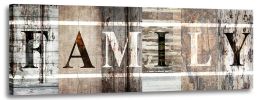 Quotes Wall Art Family Wall Decor Signs Inspirational Canvas Art Family Decor - 8x24inchx1pcs