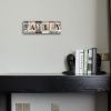 Quotes Wall Art Family Wall Decor Signs Inspirational Canvas Art Family Decor - 8x24inchx1pcs