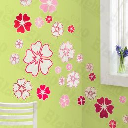 Pink World - X-Large Wall Decals Stickers Appliques Home Decor - HEMU-HL-6812