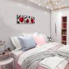 Black and Red Wall Art Red Rose Canvas Prints for Living Room Flower Paintings for Home Bedroom Bathrooms Decor Large - 16inchesx16inchesx3pcs