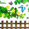 Green Fence 2 - Wall Decals Stickers Appliques Home Decor - HEMU-LB-1640