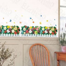 Flourish Fence - X-Large Wall Decals Stickers Appliques Home Decor - HEMU-HL-6820