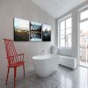 3 Piece Canvas Wall Art Snow Mountains and Lake Canvas Prints Nature Wall Art Landscape Wall Painting for Living Room Home Decoration - 12x16inchx3pcs