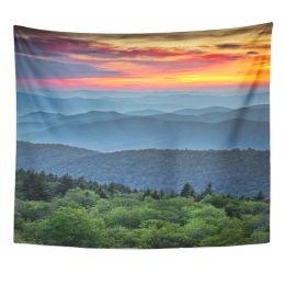 Printed tapestry - Blue - 150x130cm thick