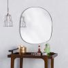 Asymmetrical Accent Wall Mounted Mirror Decorative Living Room Bedroom Entryway, 2 Sizes - S