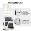 Modern Full Length Mirror, 65" x 22"x 1.2" - White - Aluminum alloy