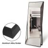 Modern Full Length Mirror, 65" x 22"x 1.2" - Black - Aluminum alloy