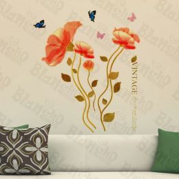 Vintage Blossom - Wall Decals Stickers Appliques Home Dcor - HEMU-AY-1701
