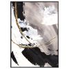 100% Hand Painted High Quality Abstract Canvas Oil Painting Thick Textured GOLDEN Wall Art Large Modern Porch Decoration No Framed - 60x90cm