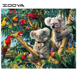 Diamond Embroidery DIY Diamond Painting Koala Parrot Animal Forest Diamond Painting Cross Stitch Rhinestone Mosaic Homejoy - 50x75