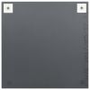 Wall Mirror 19.7"x19.7" Square Glass - Silver