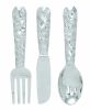 Cutlery Wall Decor - Aluminum Utensil Set of 3 - BM01021
