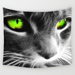 Green-eyed Cat Tapestry - 150x230cm thick