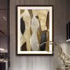 100%Hand Painted Abstract Oil Painting Wall Art Figure Picture Minimalist Modern On Canvas Home Decor For Living Room Office No Frame - 100x150cm