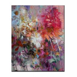100% Hand Painted Abstract Oil Painting Wall Art Modern Colorful Flowers On Canvas Home Decoration For Living Room No Frame - 150x220cm