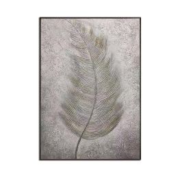 100% Hand Painted Abstract Texture Feather Picture Oil Painting Canvas Wall Art Unframed Artwork Home Good Wall Decor Panel - 50x70cm