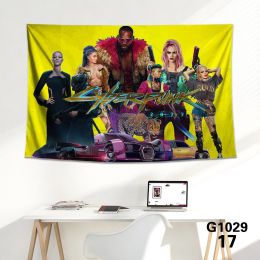 Game background cloth tapestry wall cloth tapestry decoration canvas - 17Style - 150x100cm