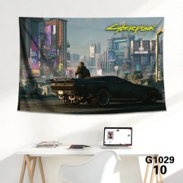 Game background cloth tapestry wall cloth tapestry decoration canvas - 10Style - 150x100cm