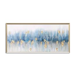 Blue artistic Frameless Abstract Oil Painting On Canvas For Living Room Home Pictures Paint By Modern Oil Wall Art Paintings - 100x150cm