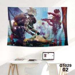 Game background cloth tapestry wall cloth tapestry decoration canvas - 2Style - 150x100cm