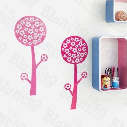 Pink Trees - Wall Decals Stickers Appliques Home Decor - HEMU-HL-1290