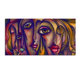 Top Selling Handmade Abstract Oil Painting Wall Art Modern Brown Figure Picture Canvas Home Decor For Living Room Bedroom No Frame - 150x220cm
