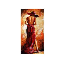 100% Hand Painted Abstract Oil Painting Wall Art Modern Women Picture Canvas Home Decor For Living Room Bedroom No Frame - 100x150cm